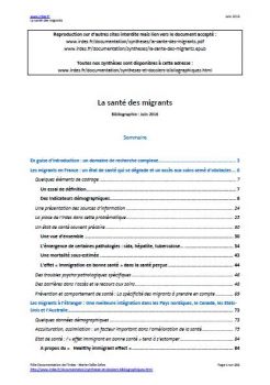 La sant des migrants. Bibliographie.JPG