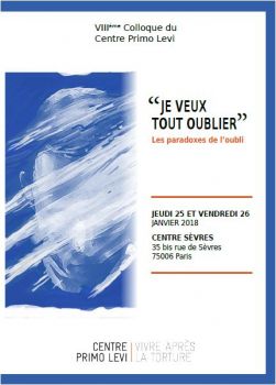 Colloque Je veux tout oublier.JPG