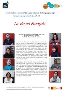 Projection La vie en Franais Ceregard.JPG
